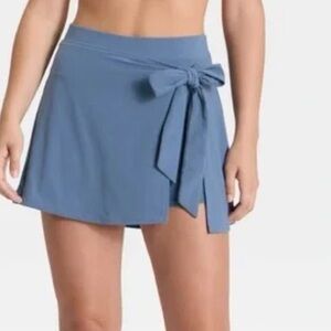 NWT JoyLab Blue Tie-Waist Active Skort.